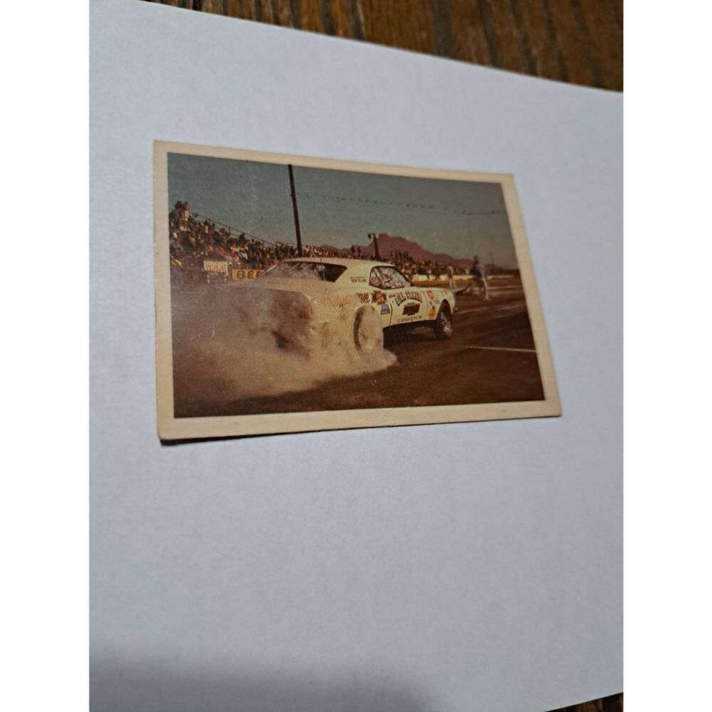 Vintage 1971 Fleer Gary Kimball Camaro Super Stock Drag Champs AHRA Trading Card